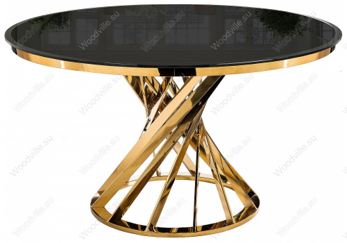 Стол Twist gold / black Стол Twist gold / black