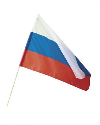 Флаг России с древком 50см