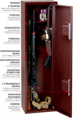 Оружейный сейф Stalker S3 фото 4 Оружейный сейф Stalker S3 фото 4