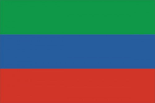 Флаг субъекта РФ Республика Дагестан